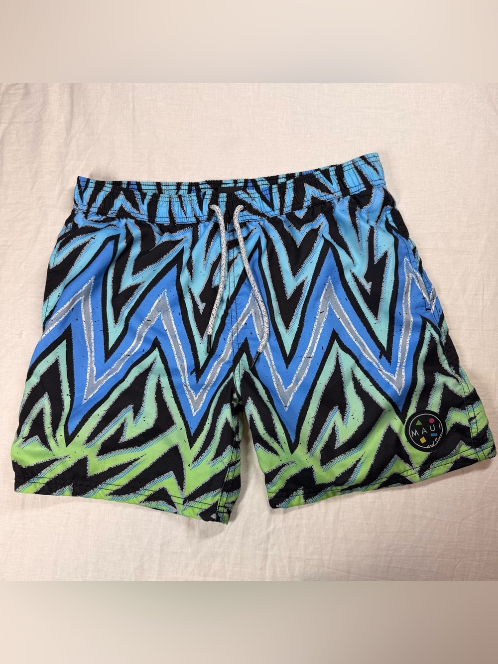 Maui and Sons Swim Trunks Mens Large Board Shorts Mesh Lined Surf